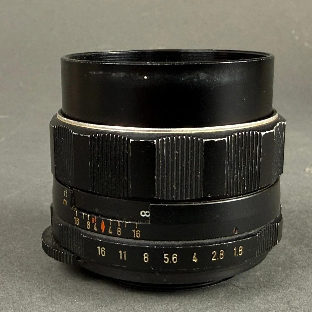 Asahi Super Takumar 55mm f1.8 M42 Mount Lens 3657592 Black Vintage